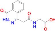 2-[2-(4-oxo-3,4-dihydrophthalazin-1-yl)acetamido]acetic acid