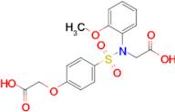 n-((4-(Carboxymethoxy)phenyl)sulfonyl)-n-(2-methoxyphenyl)glycine