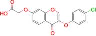 2-((3-(4-Chlorophenoxy)-4-oxo-4h-chromen-7-yl)oxy)acetic acid