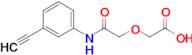 2-(2-((3-Ethynylphenyl)amino)-2-oxoethoxy)acetic acid