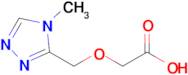 2-((4-Methyl-4h-1,2,4-triazol-3-yl)methoxy)acetic acid