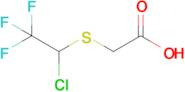 2-((1-Chloro-2,2,2-trifluoroethyl)thio)acetic acid