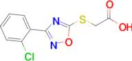 2-((3-(2-Chlorophenyl)-1,2,4-oxadiazol-5-yl)thio)acetic acid