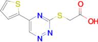 2-((5-(Thiophen-2-yl)-1,2,4-triazin-3-yl)thio)acetic acid