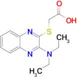 2-((3-(Diethylamino)quinoxalin-2-yl)thio)acetic acid