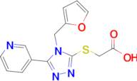 2-((4-(Furan-2-ylmethyl)-5-(pyridin-3-yl)-4h-1,2,4-triazol-3-yl)thio)acetic acid