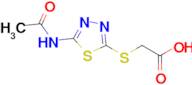 2-((5-Acetamido-1,3,4-thiadiazol-2-yl)thio)acetic acid