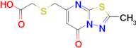 2-(((2-Methyl-5-oxo-5h-[1,3,4]thiadiazolo[3,2-a]pyrimidin-7-yl)methyl)thio)acetic acid