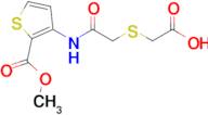 2-((2-((2-(Methoxycarbonyl)thiophen-3-yl)amino)-2-oxoethyl)thio)acetic acid