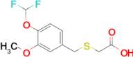 2-((4-(Difluoromethoxy)-3-methoxybenzyl)thio)acetic acid