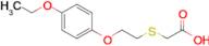 2-((2-(4-Ethoxyphenoxy)ethyl)thio)acetic acid