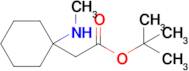 Tert-butyl 2-(1-(methylamino)cyclohexyl)acetate