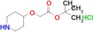 Tert-butyl 2-(piperidin-4-yloxy)acetate hydrochloride