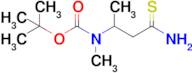 Tert-butyl (4-amino-4-thioxobutan-2-yl)(methyl)carbamate