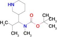 Tert-butyl methyl(2-methyl-1-(piperidin-3-yl)propyl)carbamate