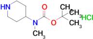 Tert-butyl methyl(piperidin-4-yl)carbamate hydrochloride