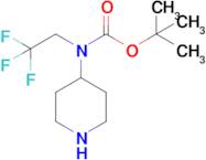 Tert-butyl piperidin-4-yl(2,2,2-trifluoroethyl)carbamate