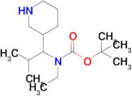 Tert-butyl ethyl(2-methyl-1-(piperidin-3-yl)propyl)carbamate