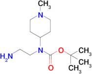Tert-butyl (2-aminoethyl)(1-methylpiperidin-4-yl)carbamate