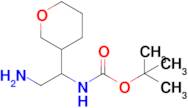 Tert-butyl (2-amino-1-(tetrahydro-2h-pyran-3-yl)ethyl)carbamate