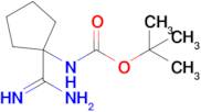 Tert-butyl (1-carbamimidoylcyclopentyl)carbamate