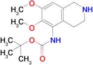 Tert-butyl (6,7-dimethoxy-1,2,3,4-tetrahydroisoquinolin-5-yl)carbamate