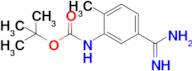 Tert-butyl (5-carbamimidoyl-2-methylphenyl)carbamate