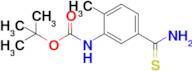 Tert-butyl (5-carbamothioyl-2-methylphenyl)carbamate