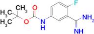 Tert-butyl (3-carbamimidoyl-4-fluorophenyl)carbamate