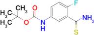 Tert-butyl (3-carbamothioyl-4-fluorophenyl)carbamate