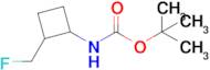 Tert-butyl (2-(fluoromethyl)cyclobutyl)carbamate