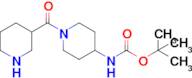 Tert-butyl (1-(piperidine-3-carbonyl)piperidin-4-yl)carbamate