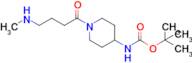 Tert-butyl (1-(4-(methylamino)butanoyl)piperidin-4-yl)carbamate