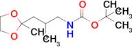 Tert-butyl (2-methyl-3-(2-methyl-1,3-dioxolan-2-yl)propyl)carbamate