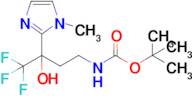 Tert-butyl (4,4,4-trifluoro-3-hydroxy-3-(1-methyl-1h-imidazol-2-yl)butyl)carbamate