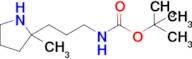 Tert-butyl (3-(2-methylpyrrolidin-2-yl)propyl)carbamate