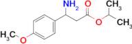 Isopropyl 3-amino-3-(4-methoxyphenyl)propanoate