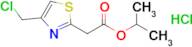 Isopropyl 2-(4-(chloromethyl)thiazol-2-yl)acetate hydrochloride