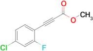 Methyl 3-(4-chloro-2-fluorophenyl)propiolate