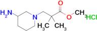 Methyl 3-(3-aminopiperidin-1-yl)-2,2-dimethylpropanoate hydrochloride