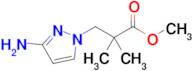 Methyl 3-(3-amino-1h-pyrazol-1-yl)-2,2-dimethylpropanoate