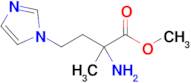 Methyl 2-amino-4-(1h-imidazol-1-yl)-2-methylbutanoate