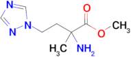 Methyl 2-amino-2-methyl-4-(1h-1,2,4-triazol-1-yl)butanoate