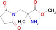 Methyl 2-amino-3-(2,5-dioxopyrrolidin-1-yl)-2-methylpropanoate