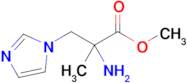 Methyl 2-amino-3-(1h-imidazol-1-yl)-2-methylpropanoate