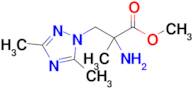 Methyl 2-amino-3-(3,5-dimethyl-1h-1,2,4-triazol-1-yl)-2-methylpropanoate