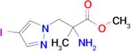 Methyl 2-amino-3-(4-iodo-1h-pyrazol-1-yl)-2-methylpropanoate