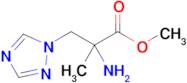 Methyl 2-amino-2-methyl-3-(1h-1,2,4-triazol-1-yl)propanoate