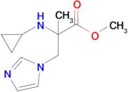 Methyl 2-(cyclopropylamino)-3-(1h-imidazol-1-yl)-2-methylpropanoate