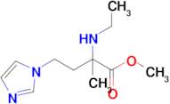 Methyl 2-(ethylamino)-4-(1h-imidazol-1-yl)-2-methylbutanoate